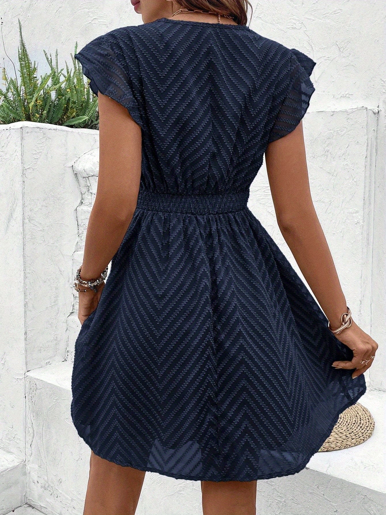 San Francisco Flowy Summer Dress – Soft & Breathable Fabric with Flattering V-Neck Design 8
