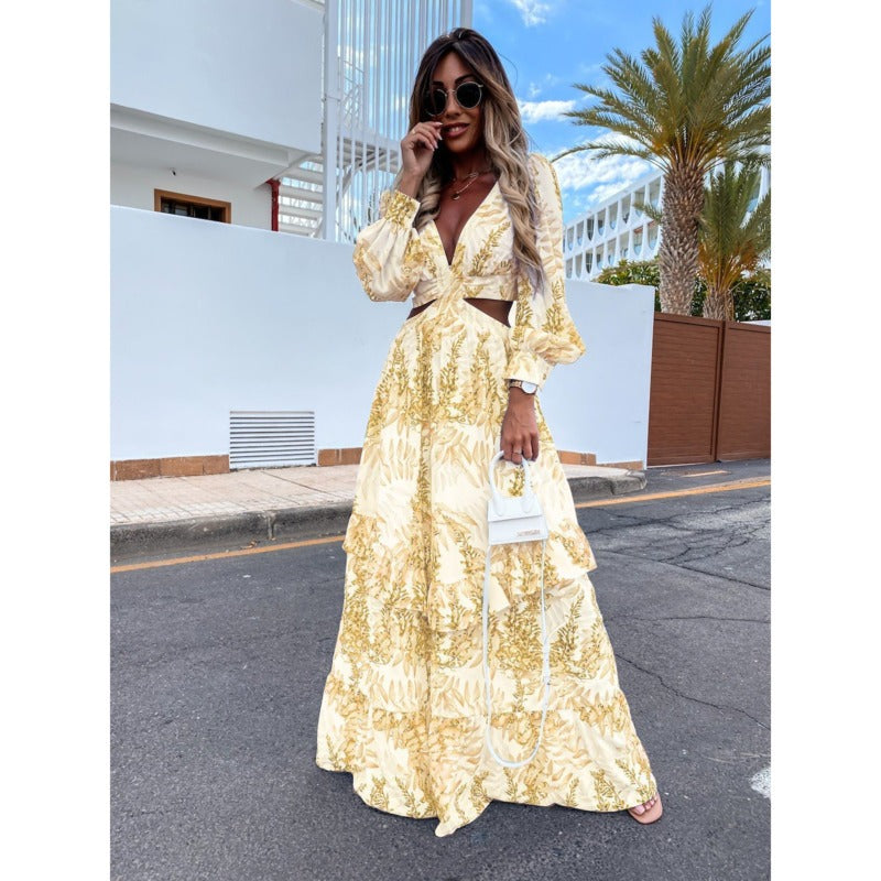 Savannah Floral Maxi Dress – Lightweight & Breathable Long Sleeve Design 3