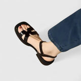 Savannah Leather Sandals for Women – Elegant Minimalist Design with Cushioned Footbed 0
