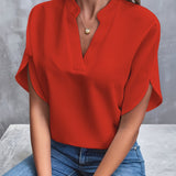 Savannah Long Sleeve Blouse – Soft Knit with Flattering Draped Fit 10