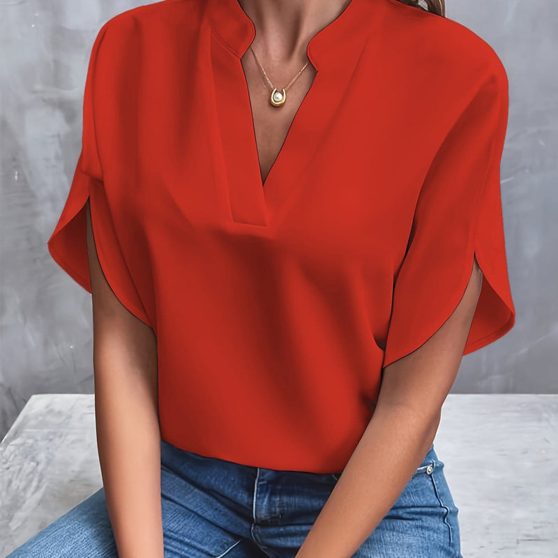 Savannah Long Sleeve Blouse – Soft Knit with Flattering Draped Fit 10
