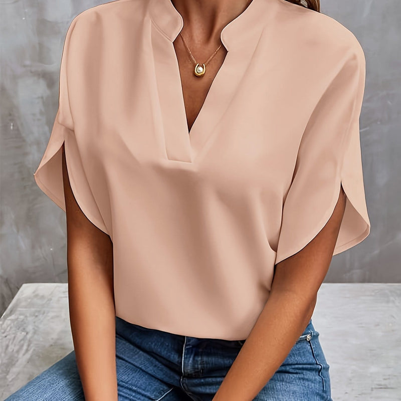 Savannah Long Sleeve Blouse – Soft Knit with Flattering Draped Fit 12