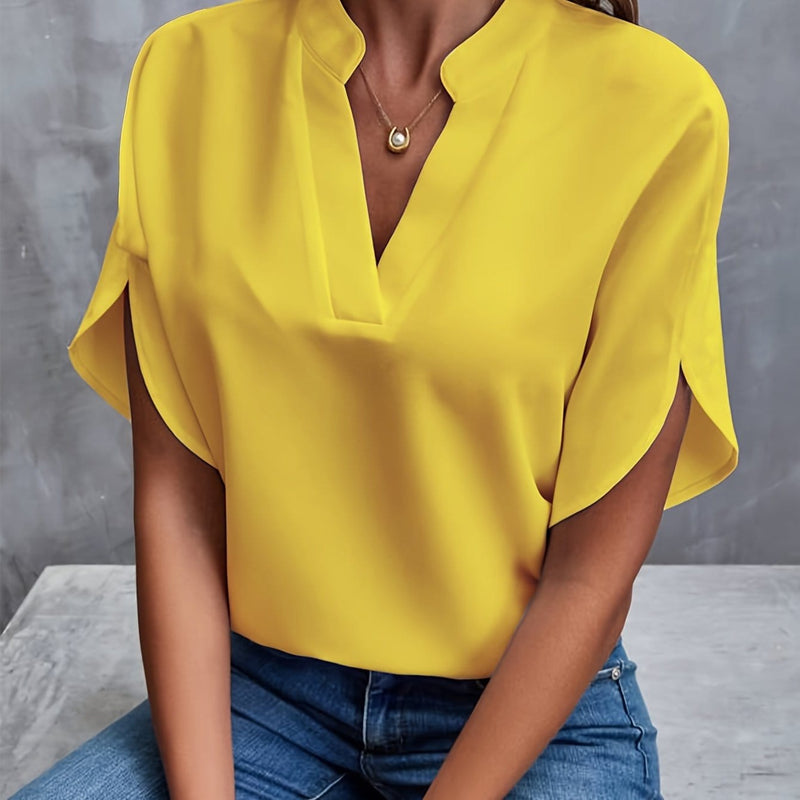 Savannah Long Sleeve Blouse – Soft Knit with Flattering Draped Fit 13