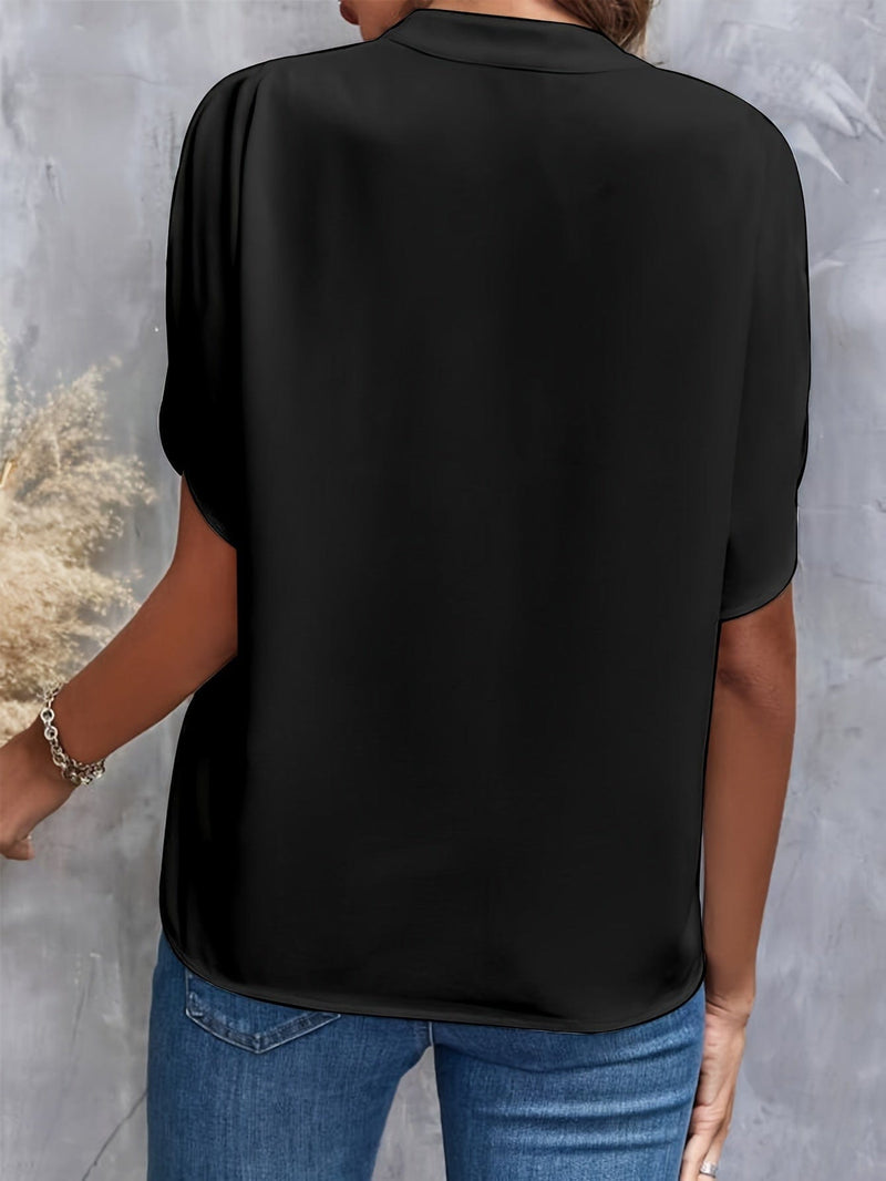 Savannah Long Sleeve Blouse – Soft Knit with Flattering Draped Fit 5