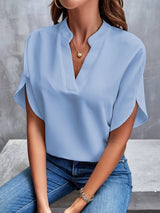 Savannah Long Sleeve Blouse – Soft Knit with Flattering Draped Fit 8