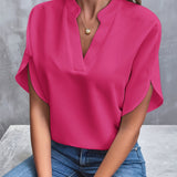 Savannah Long Sleeve Blouse – Soft Knit with Flattering Draped Fit 9