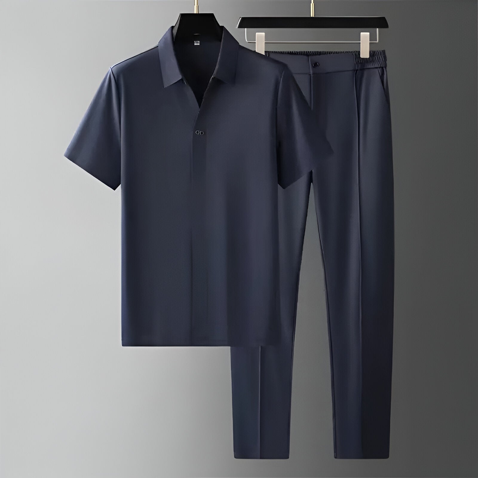 Savannah Modal Polo Set – Cool-Touch Fabric with Relaxed Fit Pants 0
