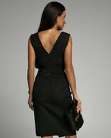 Savannah V-Neck Midi Dress – Lightweight Fabric with Side Slit for Summer Elegance 4