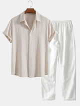 Savannah Women's Loungewear Set – Breathable Linen Blend with Adjustable Fit 3