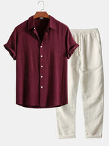 Savannah Women's Loungewear Set – Breathable Linen Blend with Adjustable Fit 6