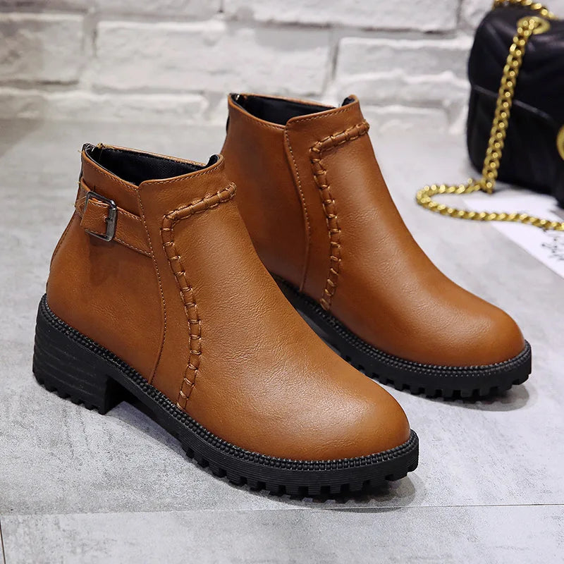 Monroe Luxe Leather Ankle Boots