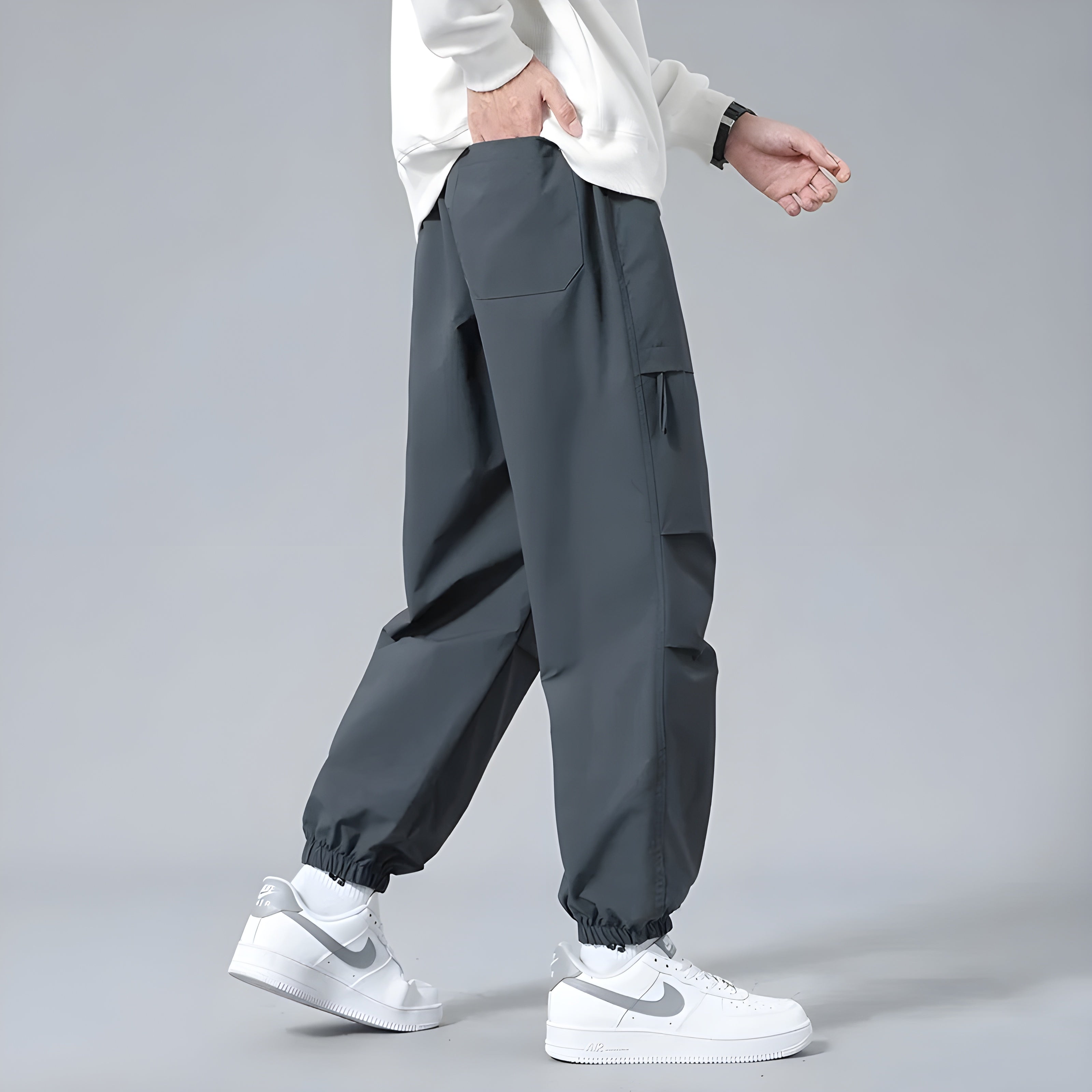Kai Casual Straight-Leg Cargo Pants