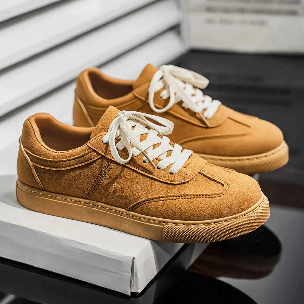 Mara Suede Sneakers – All-Season Lightweight Shoes