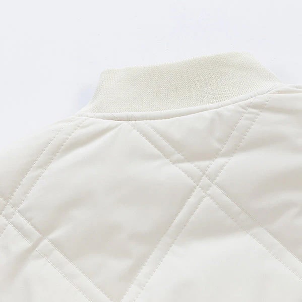 Fernan Men’s Bomber Jacket – Quilted Fleece-Lined Lightweight Winter Jacket