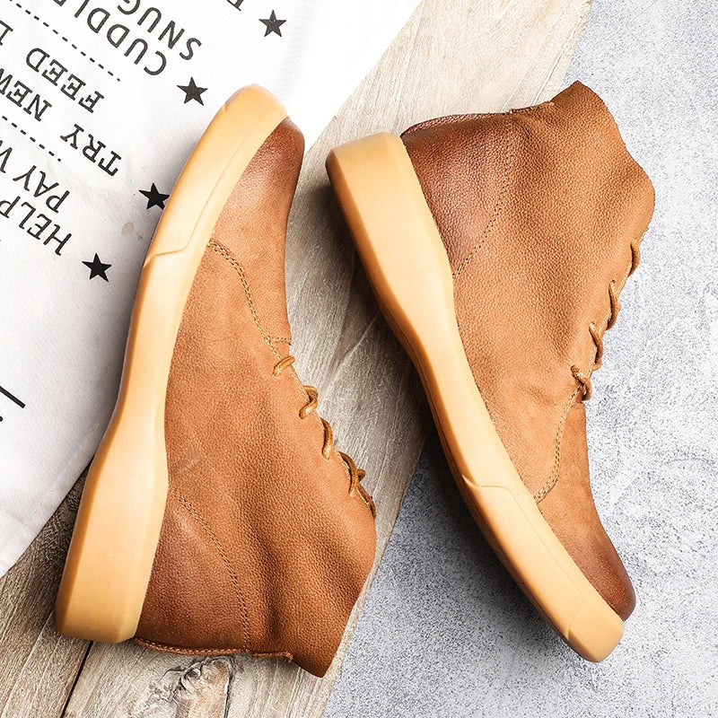 Torino Ankle Leather Shoes