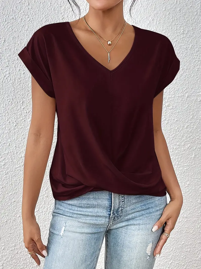 Lauren V-Neck Top