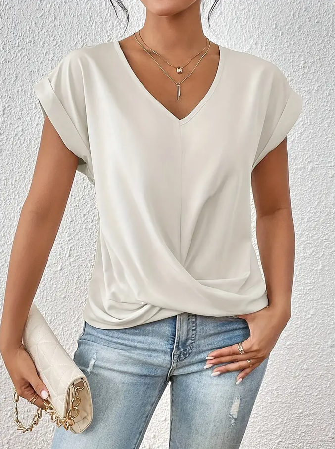 Lauren V-Neck Top