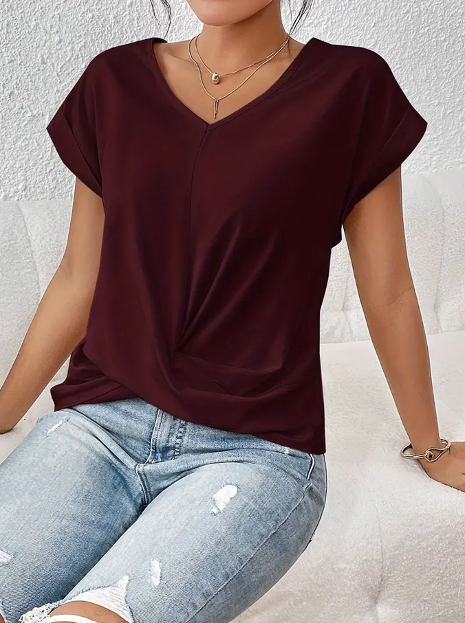 Lauren V-Neck Top