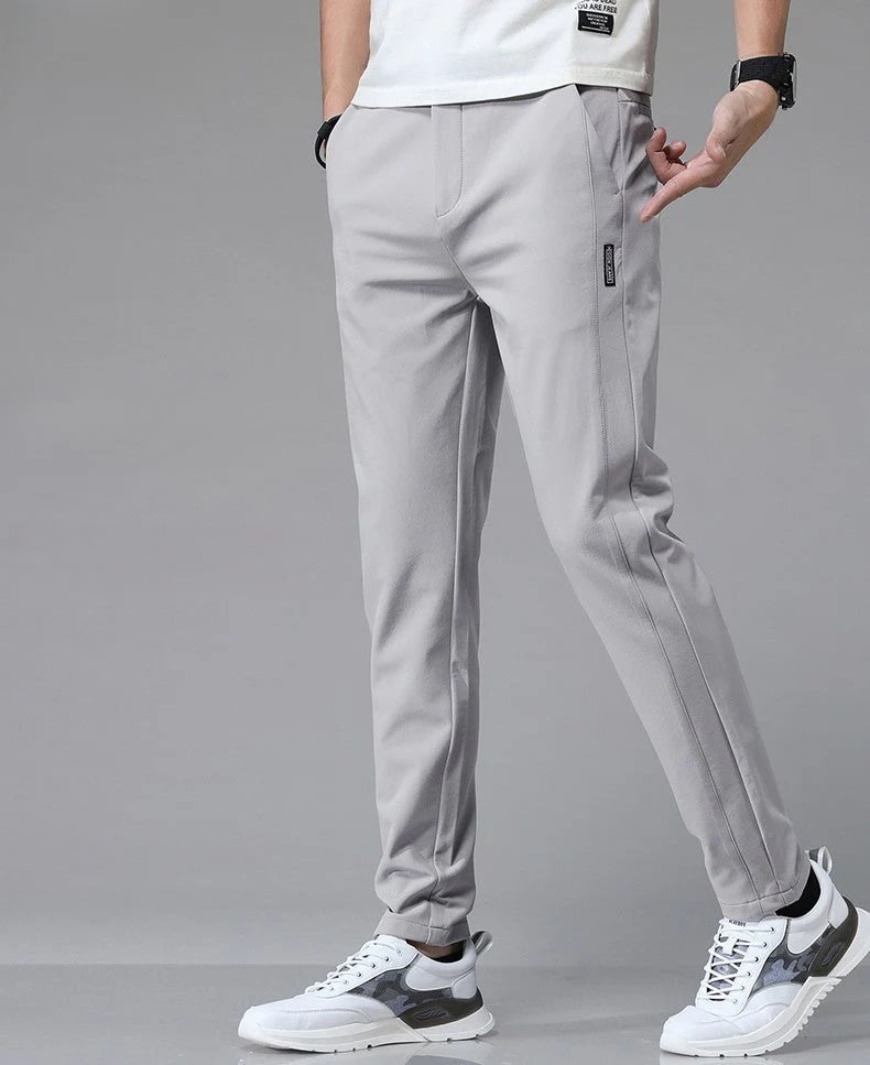 Marco Men’s Stretch Tapered Pants – Four-Way Stretch Fabric Pants