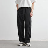 Lennox Wide-Leg Cargo Pants – Men’s Cotton Canvas Trousers with Snap Flap Pockets