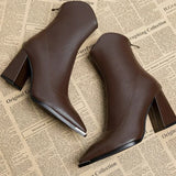 Chrome Tip Chelsea Boot – Sleek Women's Leather Boot