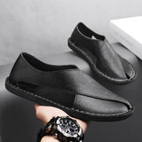 Luca Calfskin Crossover Sandal – Elevated Leather Sandals for Effortless Summer Wear