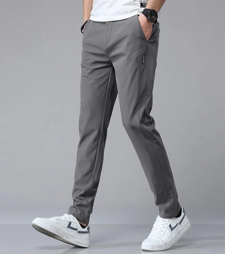 Marco Men’s Stretch Tapered Pants – Four-Way Stretch Fabric Pants