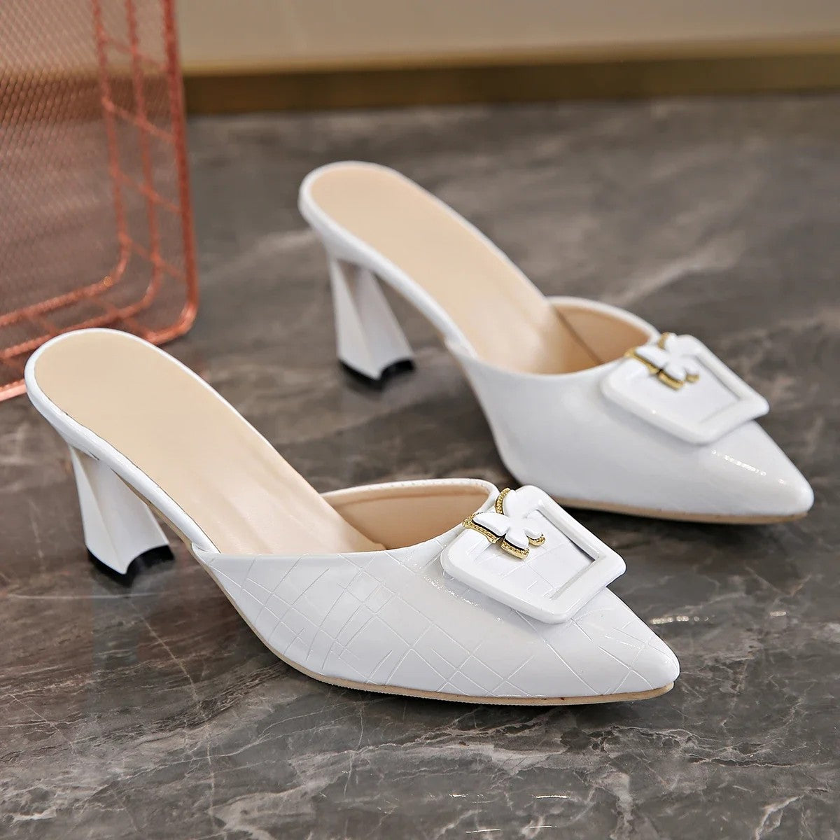 Blair Butterfly Pointed Toe Mules