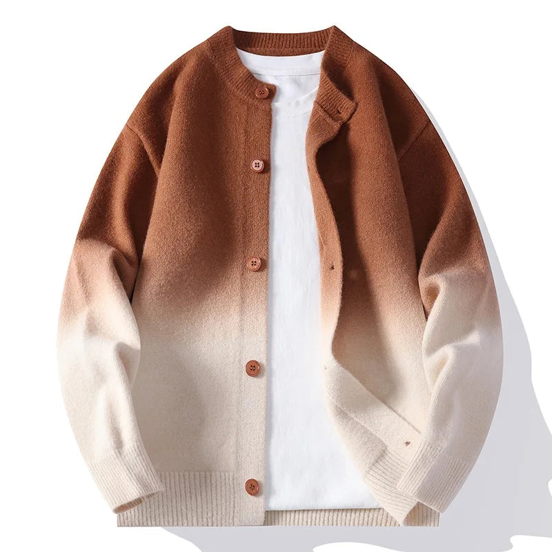 Raul Men’s Gradient Knit Cardigan