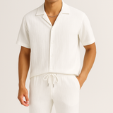 Seaside Escape Linen Two-Piece Set for Effortless Summer Style 1