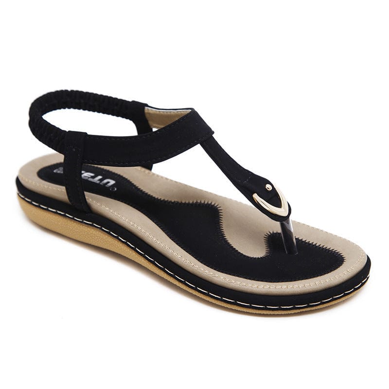 Seattle Airy Mesh Sandals for Women – Plush Foam Footbed & T-Strap Design 0
