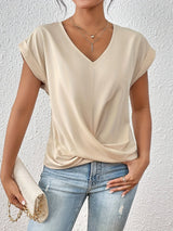 Seattle Women's Top – Soft Stretch Fabric with Flattering Twist Front Design 5