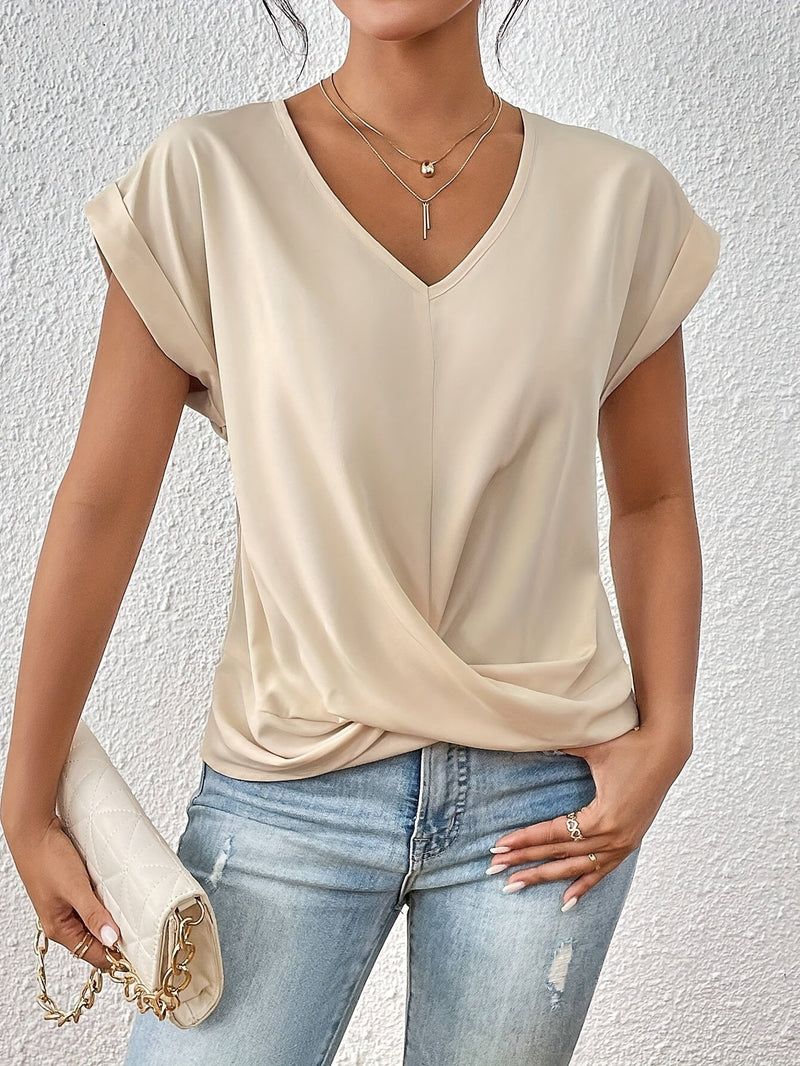 Seattle Women's Top – Soft Stretch Fabric with Flattering Twist Front Design 5