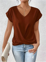 Seattle Women's Top – Soft Stretch Fabric with Flattering Twist Front Design 6