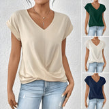 Seattle Women's Top – Soft Stretch Fabric with Flattering Twist Front Design 8