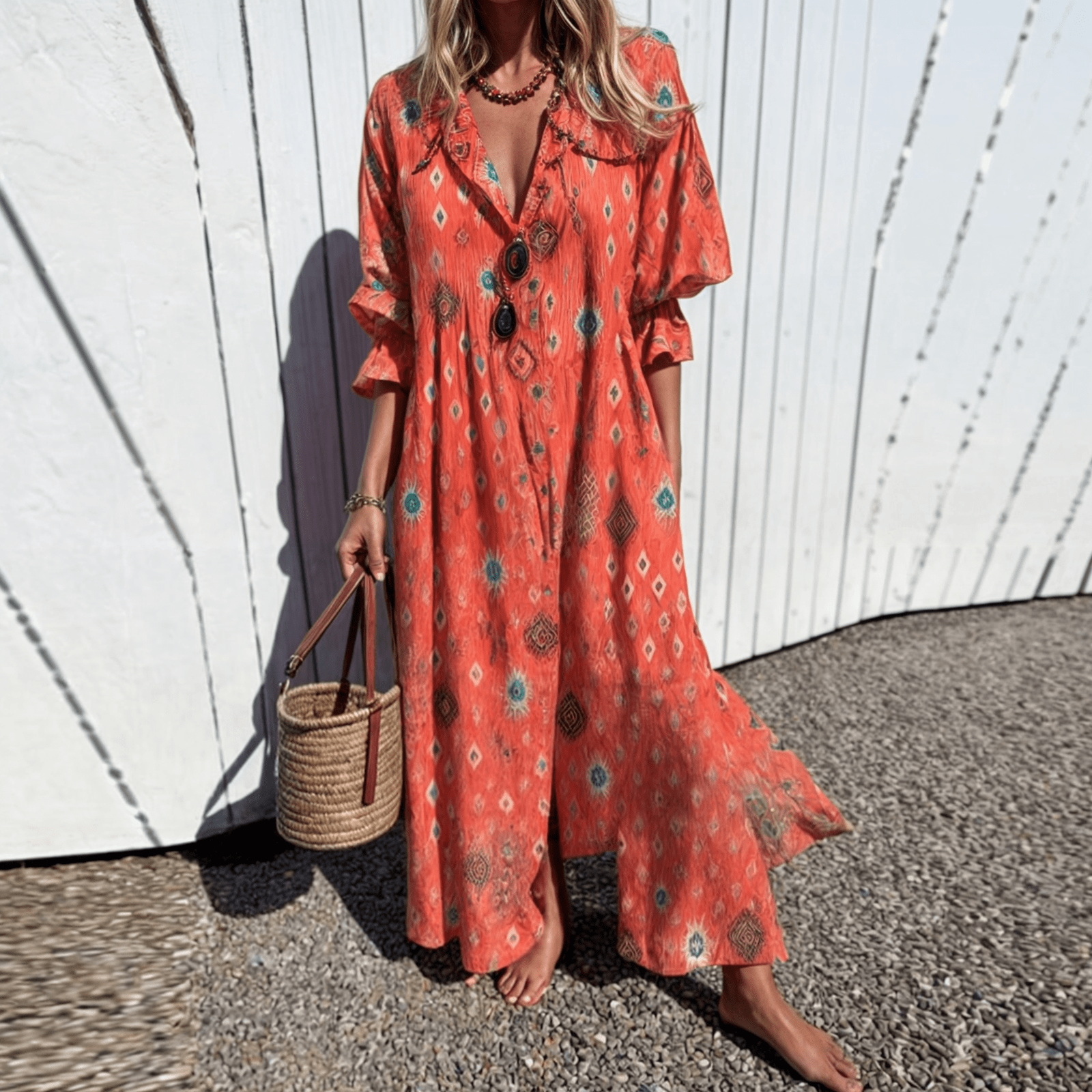 Geneva Boho Maxi Dress