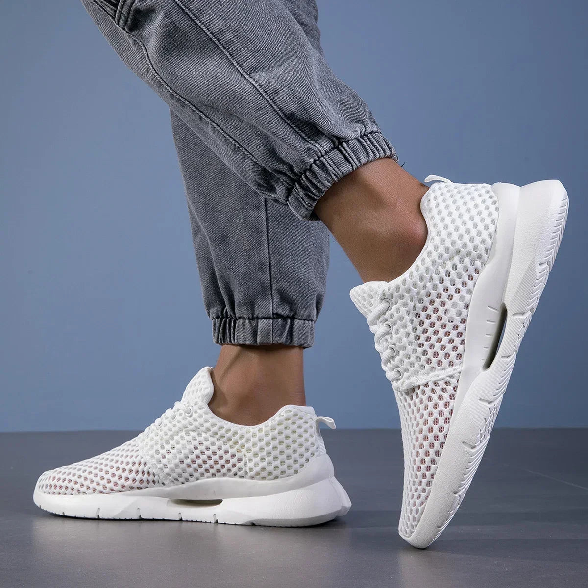 Logan Mesh Trainers – Lightweight Performance Sneakers for All-Day Breathability