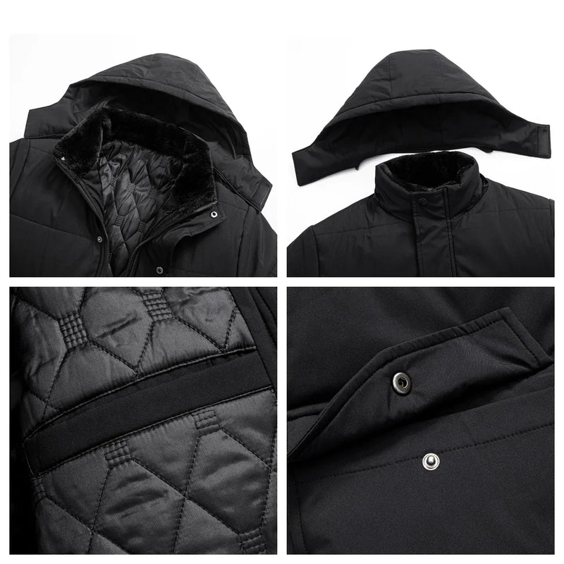 Brazen Fur-Lined Puffer Jacket – Men's Ultra-Warm Insulated Coat