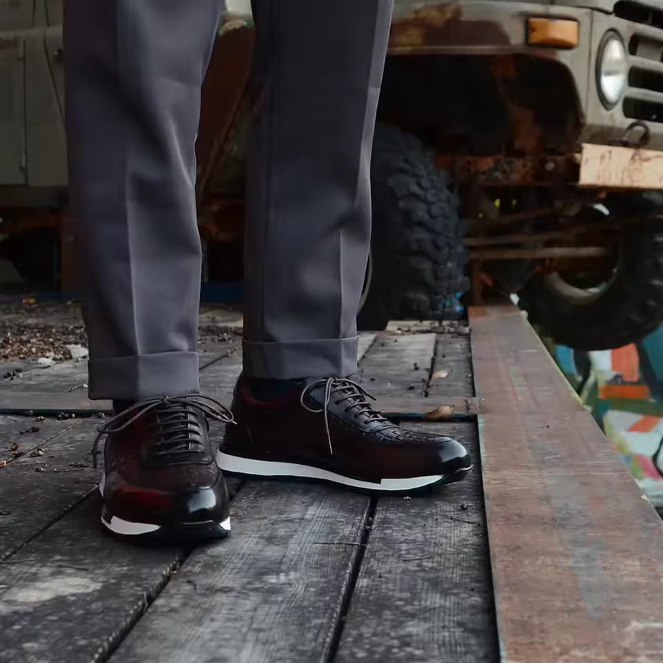 Warren Classic Leather Oxford Sneakers