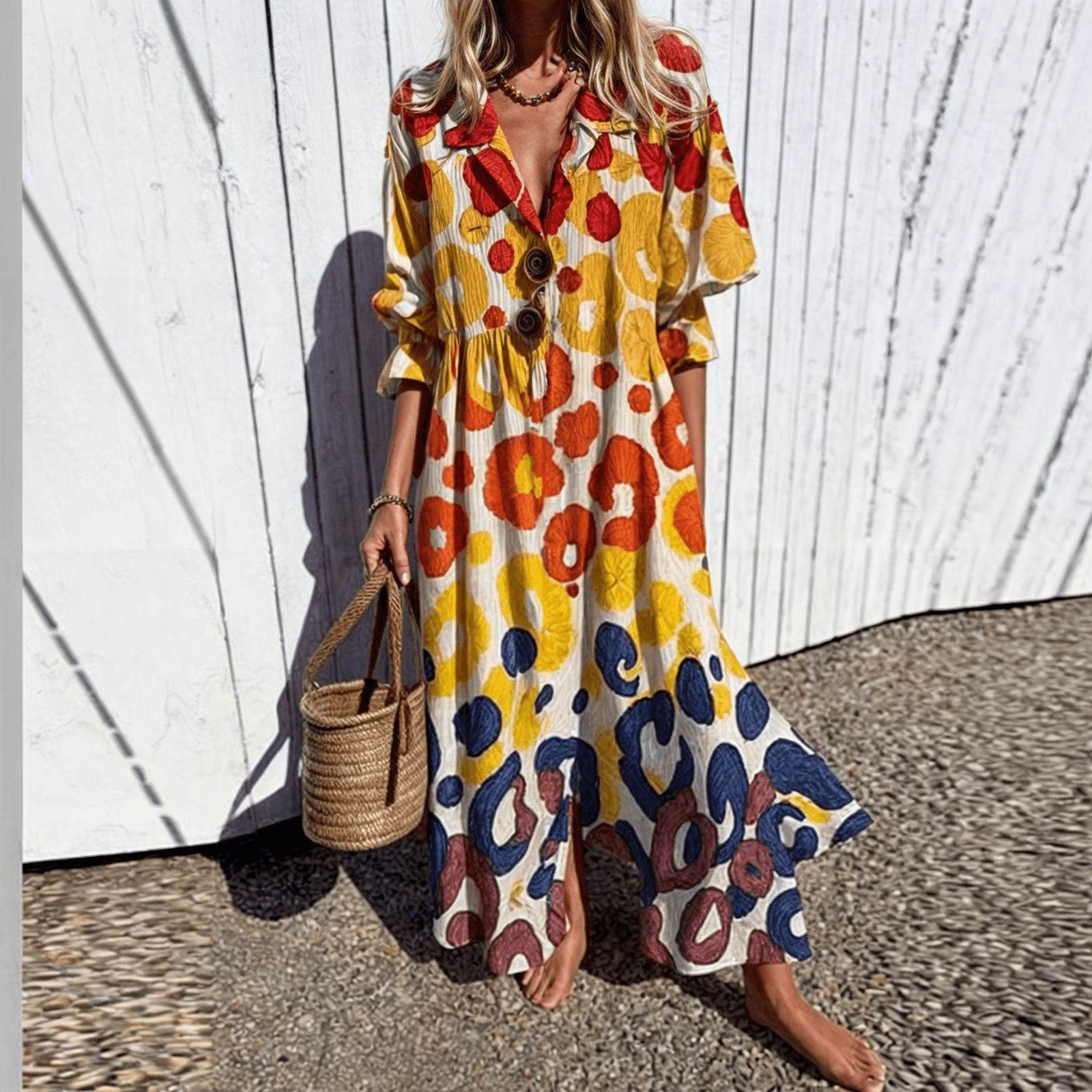 Geneva Boho Maxi Dress