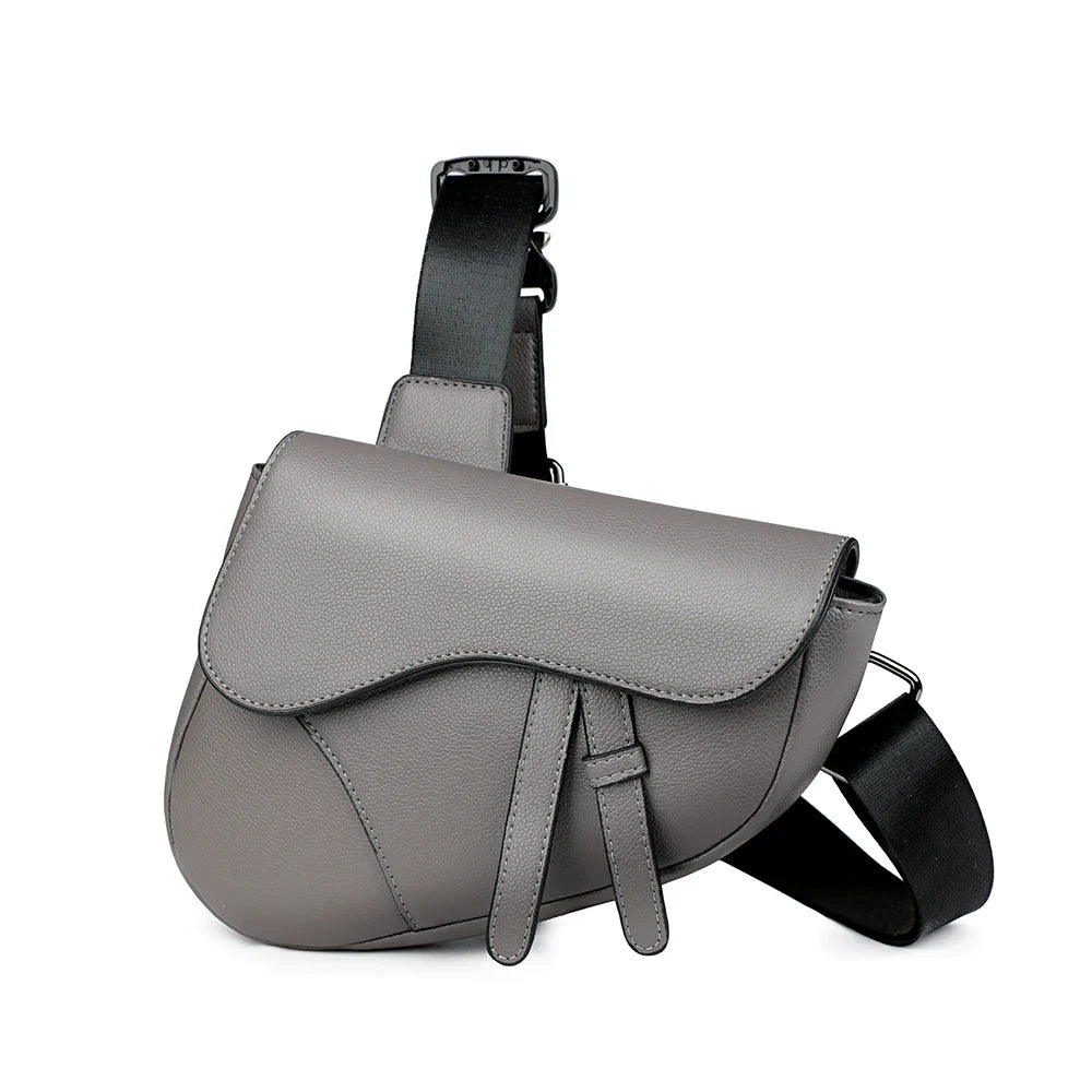 Ashby Saddle Crossbody Bag – Eco Leather Design with Adjustable Strap