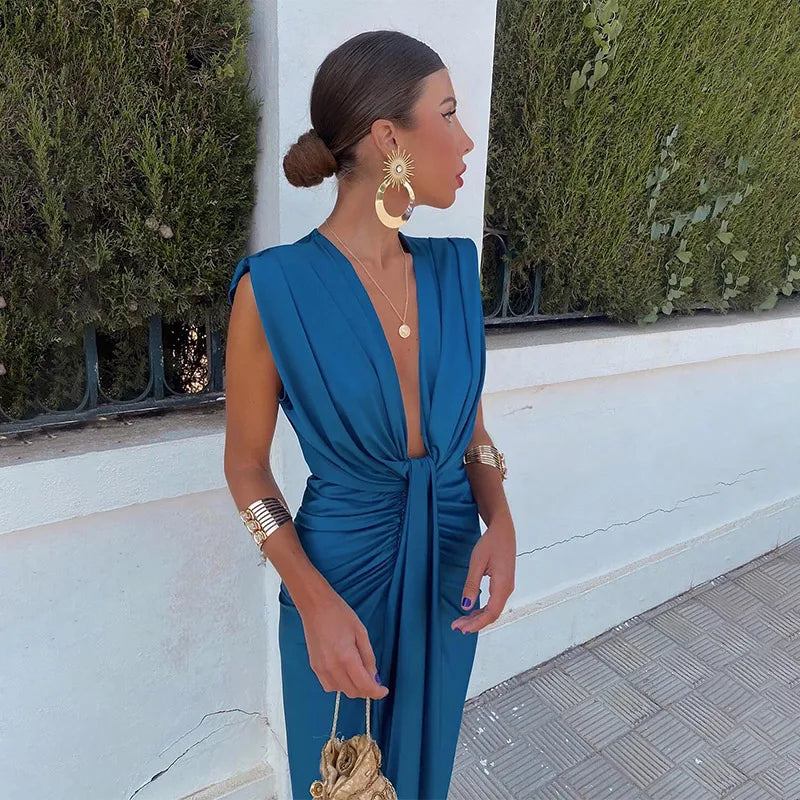 Lucia Sleeveless Summer Dress – Breezy Comfort with Everyday Elegance