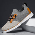 Sierra Breathable Knit Slip-On Sneakers – Cushioned Comfort with Leather Accents 0
