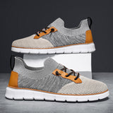 Sierra Breathable Knit Slip-On Sneakers – Cushioned Comfort with Leather Accents 4