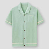 Riley Hollow Knit Lightweight Polo