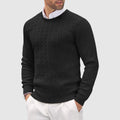 Sandro Men’s Wool Knit Sweater – Slim Fit Crew Neck Jumper