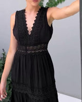 Elodie Boho Patchwork Sundress