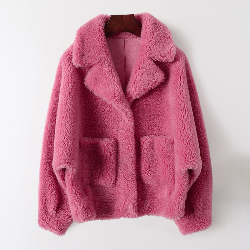 Alma Fleece Fur Coat