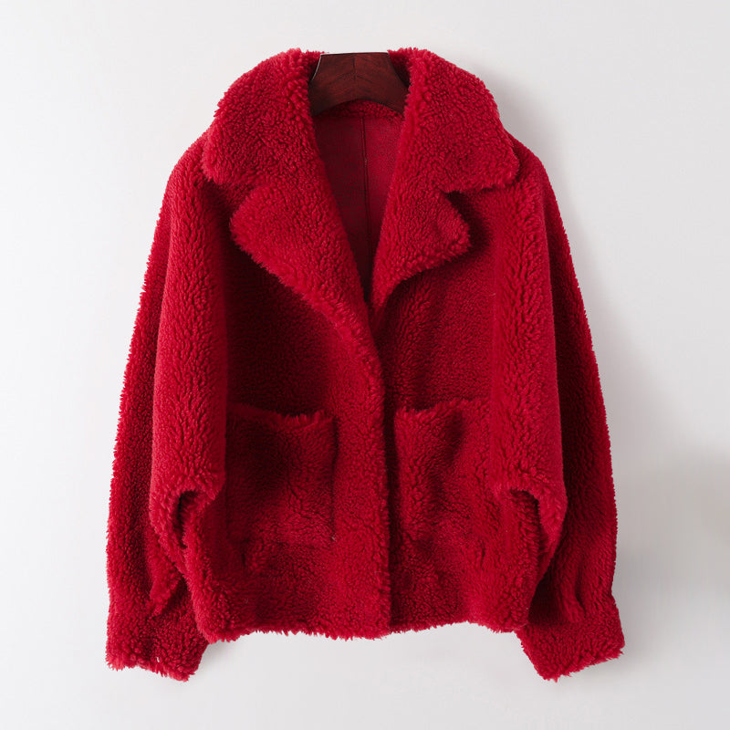 Alma Fleece Fur Coat