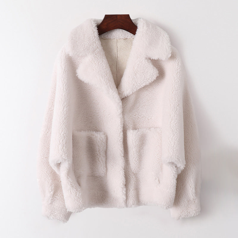 Alma Fleece Fur Coat